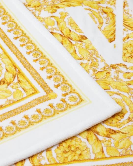 Versace accesorios niños toalla de playa barroca 6BPV2070 imprimir