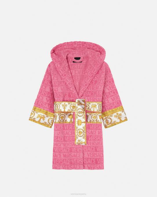 Versace ropa niños bata de baño 6BPV2065 rosa