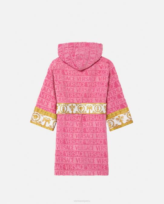 Versace ropa niños bata de baño 6BPV2065 rosa