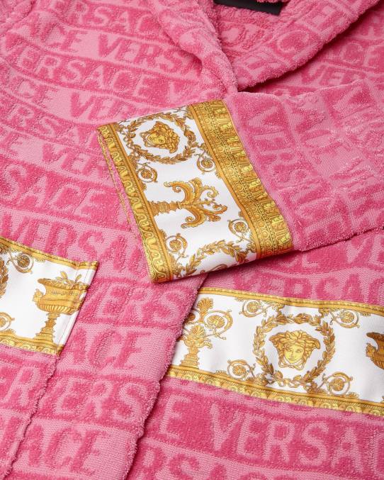 Versace ropa niños bata de baño 6BPV2065 rosa
