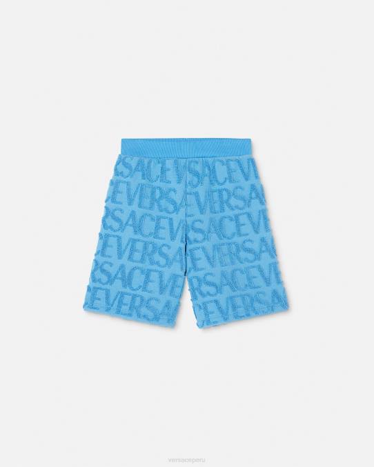Versace ropa niños pantalones cortos de toalla 6BPV2087 azul claro