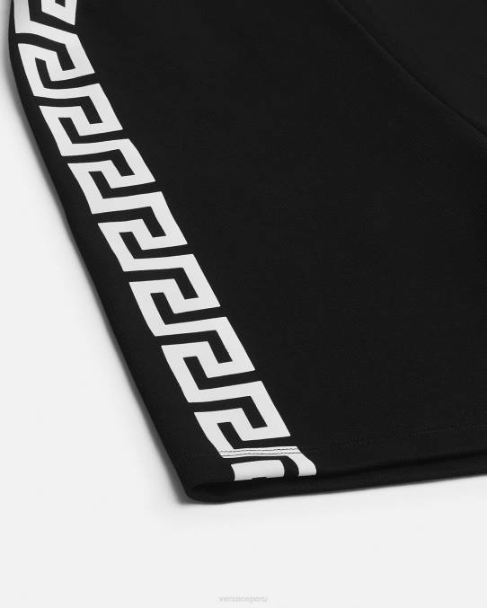 Versace ropa niños shorts deportivos con logo 6BPV2098 negro