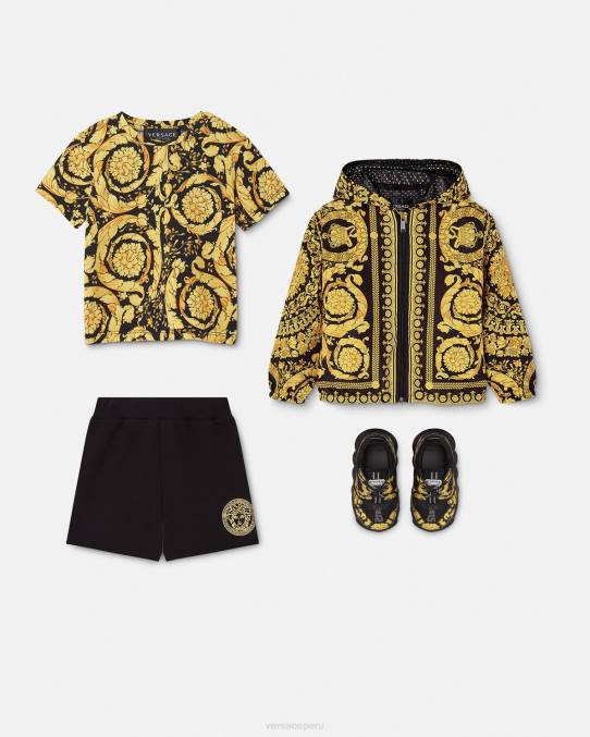 Versace ropa niños camiseta para bebé barroco 6BPV1859 imprimir