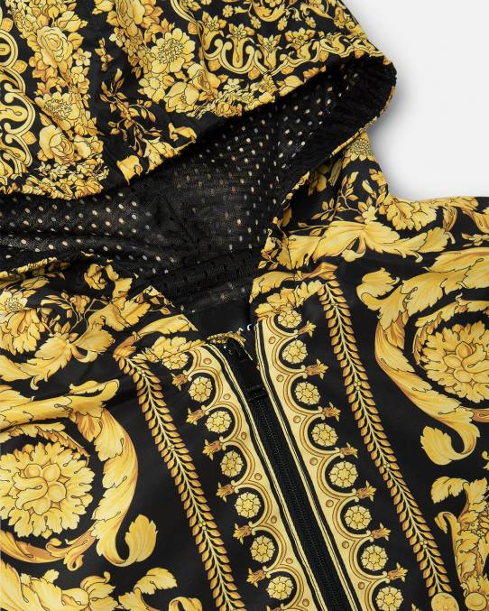 Versace ropa niños chaqueta cortavientos barroco 6BPV1983 imprimir