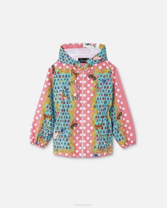 Versace ropa niños chaqueta cortavientos mariposas 6BPV1937 imprimir
