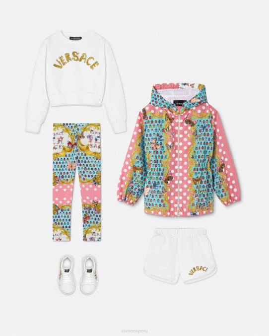 Versace ropa niños chaqueta cortavientos mariposas 6BPV1937 imprimir