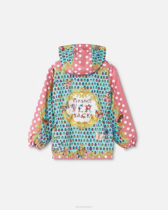 Versace ropa niños chaqueta cortavientos mariposas 6BPV1937 imprimir