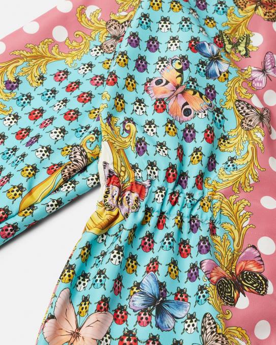 Versace ropa niños chaqueta cortavientos mariposas 6BPV1937 imprimir