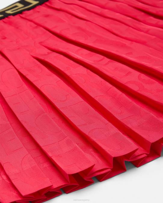 Versace ropa niños falda plisada por toda la prenda 6BPV1978 rosa