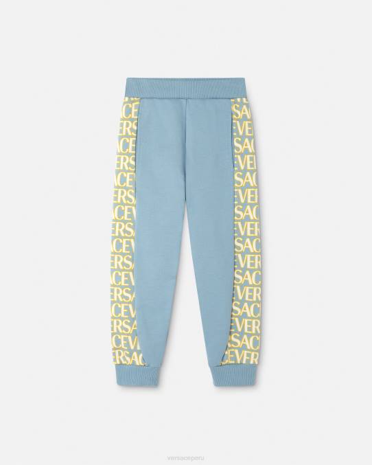 Versace ropa niños pantalones de chándal 6BPV2089 azul claro