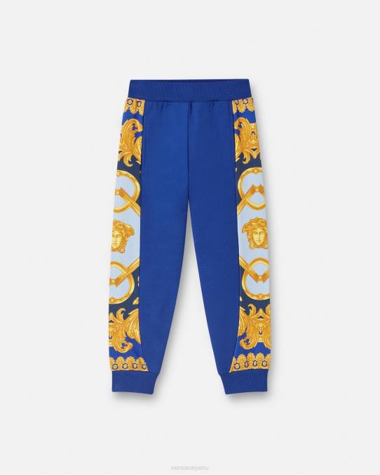 Versace ropa niños pantalones de chándal barroco 660 6BPV2110 Plano