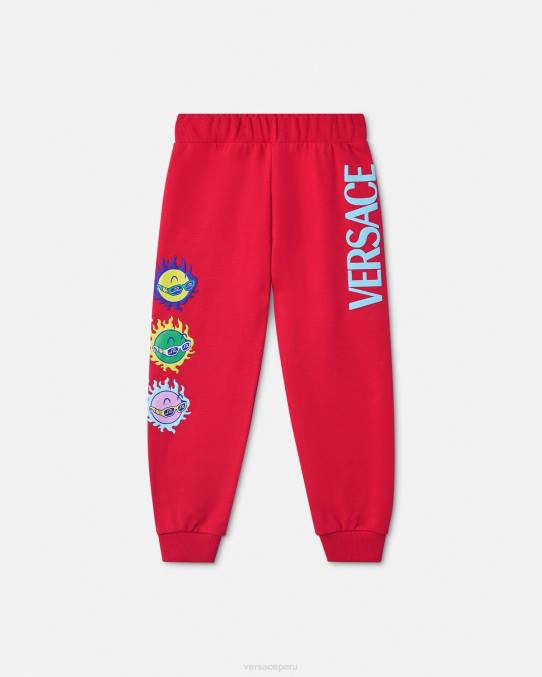 Versace ropa niños pantalones deportivos con gafas de sol de medusa 6BPV2138 rojo