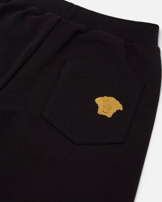 Versace ropa niños pantalones deportivos con medusa 6BPV1967 negro