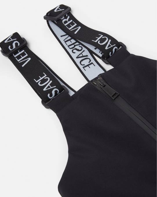 Versace ropa niños pantalones para la nieve con logo 6BPV1968 negro