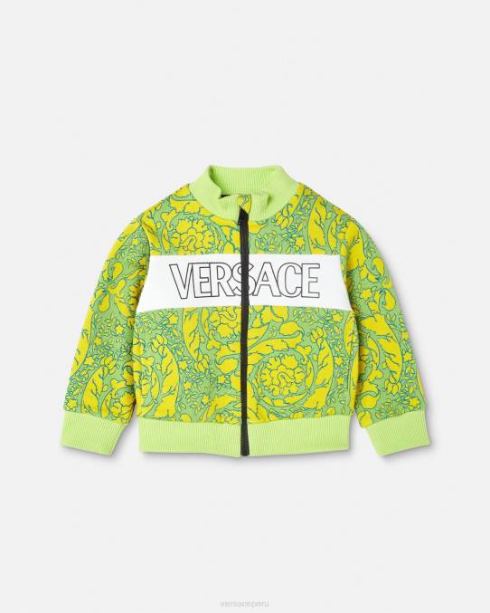 Versace ropa niños sudadera bebé silueta barroco 6BPV1880 imprimir