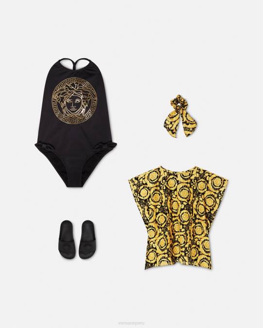 Versace ropa niños pareo de traje de baño barroco 6BPV1985 imprimir