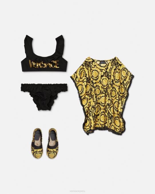 Versace ropa niños pareo de traje de baño barroco 6BPV1986 imprimir