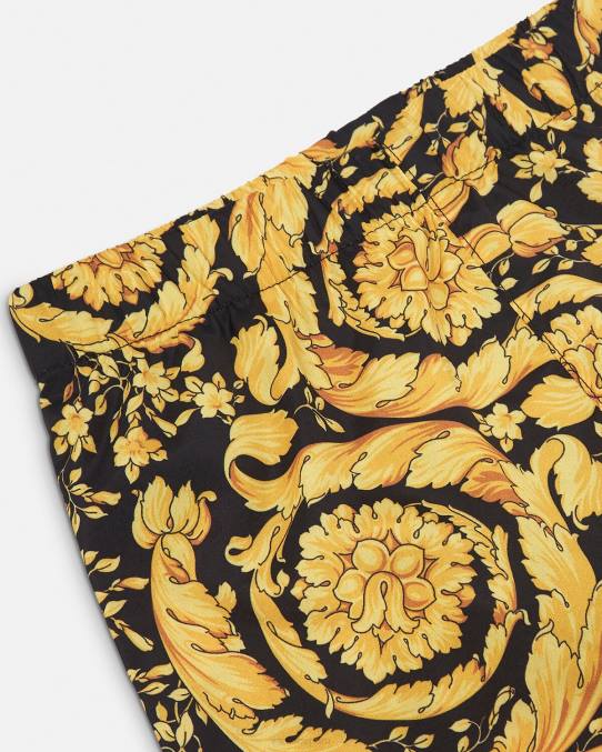 Versace ropa niños shorts de baño para bebé barroco 6BPV1885 imprimir