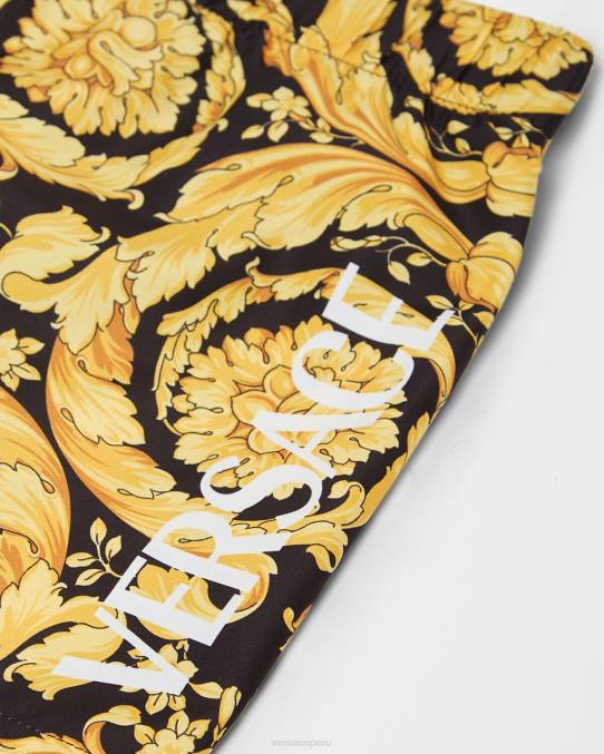 Versace ropa niños shorts de baño para bebé barroco 6BPV1886 imprimir
