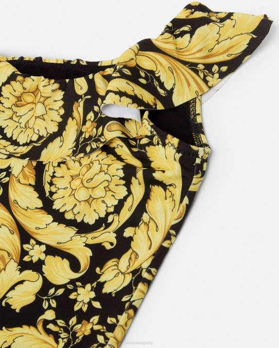 Versace ropa niños traje de baño de una pieza para bebé barroco 6BPV1860 imprimir