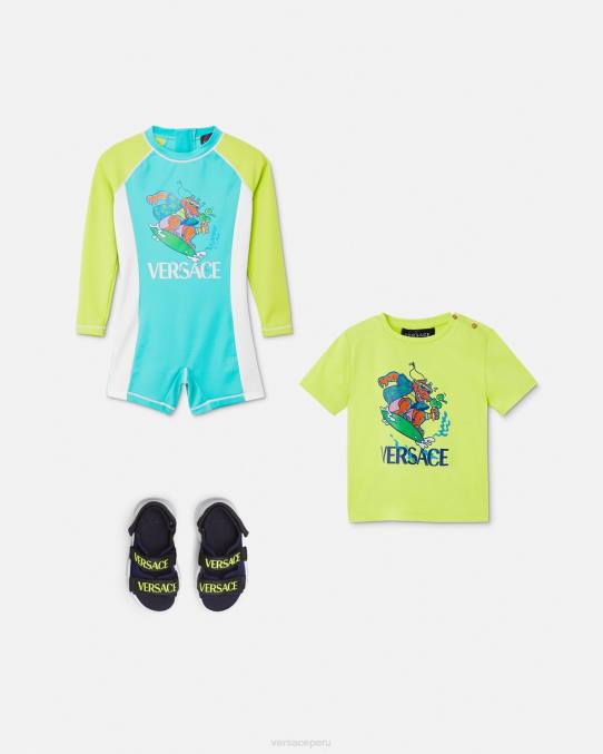 Versace ropa niños traje de neopreno para bebé con protección solar 6BPV1926 multicolor