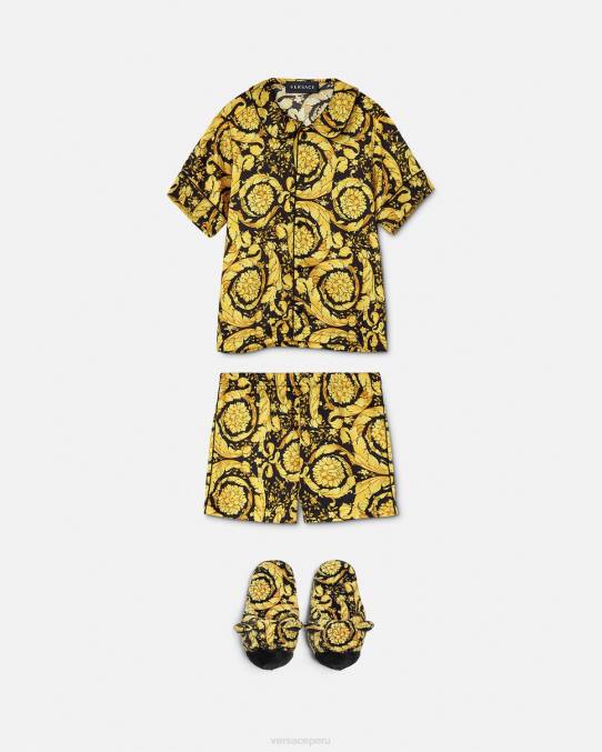Versace ropa niños conjunto de pijama barroco 6BPV1989 imprimir
