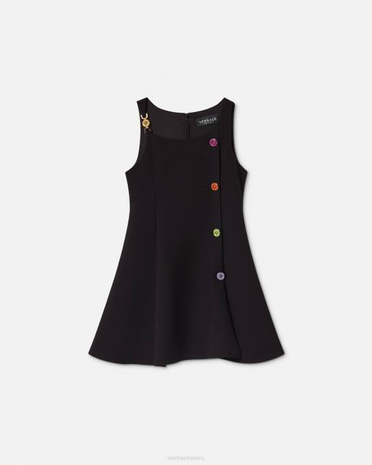 Versace ropa niños vestido de medusa 6BPV2000 negro