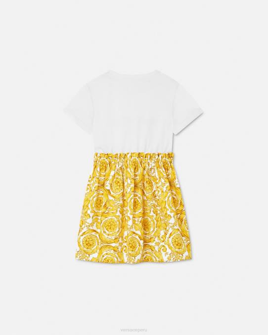 Versace ropa niños vestido estilo camiseta barroco 6BPV1984 imprimir