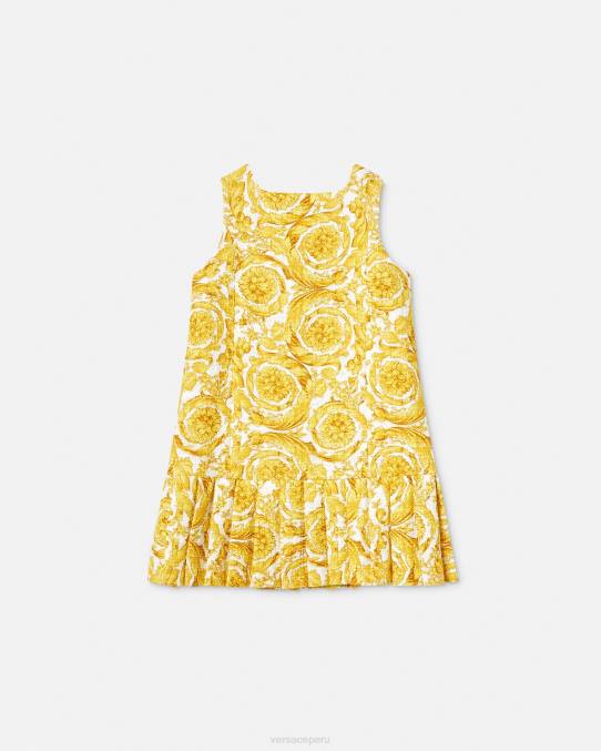Versace ropa niños vestido recto con medusa barroca 6BPV1981 imprimir