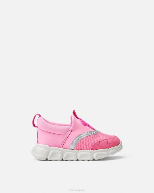 Versace zapato niños zapatillas con medusa para bebé 6BPV1878 rosa