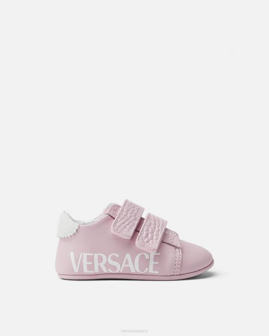 Versace zapato niños zapatos de bebé con logotipo 6BPV1848 Rosa claro
